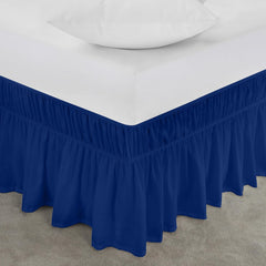 Fashionable Double Elastic Bed Skirt