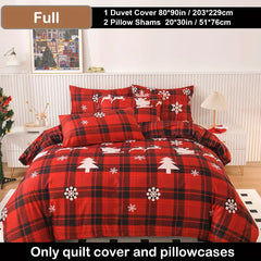 Boho style quilt bedspread set with pastel botanical prints and four pillow shams
