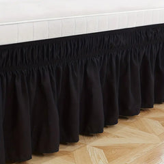 Fashionable Double Elastic Bed Skirt