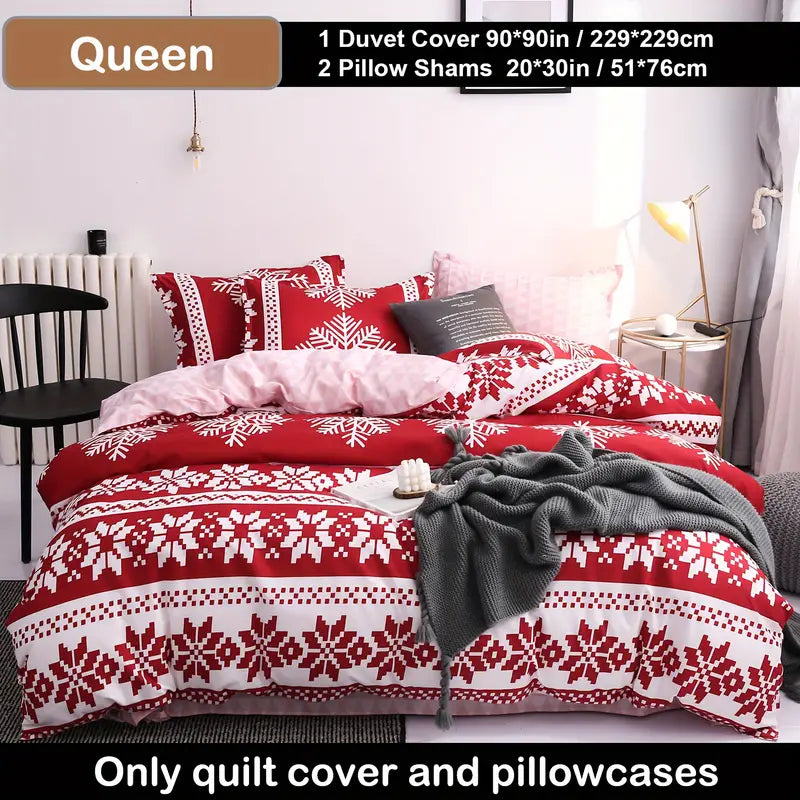 Boho style quilt bedspread set with pastel botanical prints and four pillow shams
