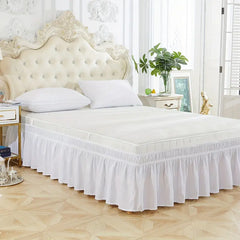Fashionable Double Elastic Bed Skirt
