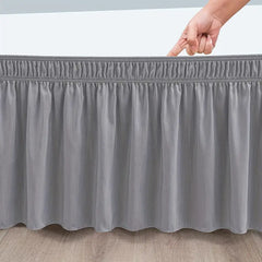 Fashionable Double Elastic Bed Skirt