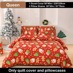 Boho style quilt bedspread set with pastel botanical prints and four pillow shams