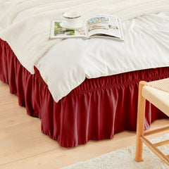 Marrylane 15 Inch Drop Easy Wrap Around Bed Ruffle