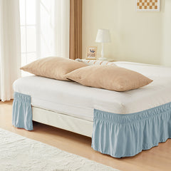 MarryLane 15 Inch Tailored Drop Ruffle Bed Skirt